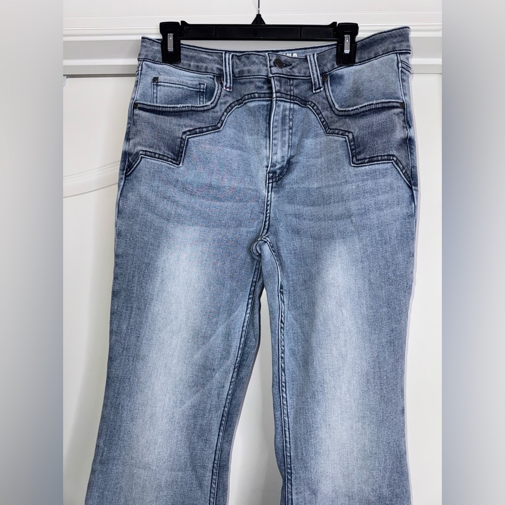 Idyllwind Light Blue Flare Jeans - Wide Leg - Picture 2 of 9
